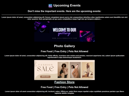 Event screenshot