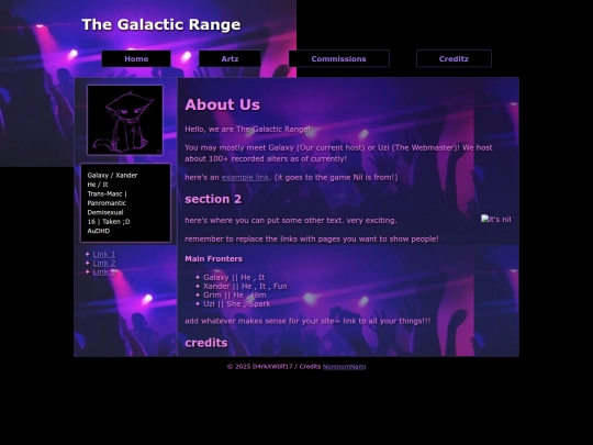 info screenshot