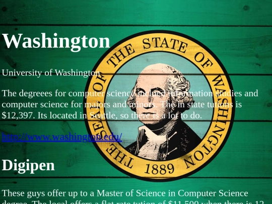 esc/Washington screenshot