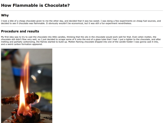 pages/choco screenshot