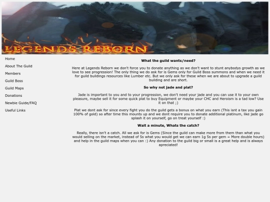 donations screenshot