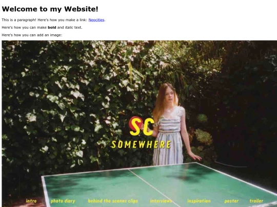 test screenshot