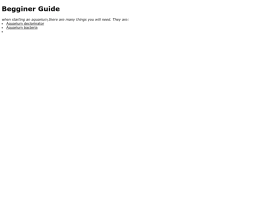 BegginerGuide screenshot
