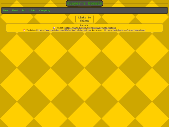 links screenshot