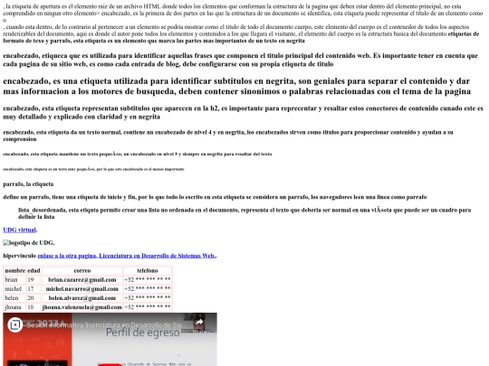 index screenshot