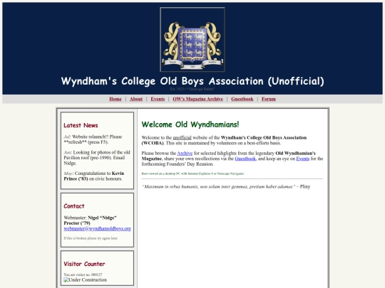 index screenshot