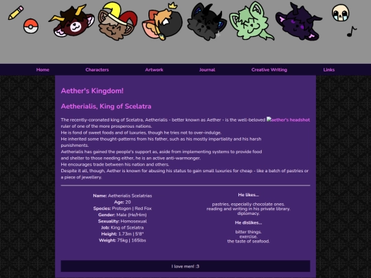 Characters/aether screenshot