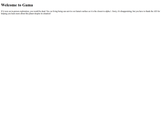 AEI/gama-homepage screenshot