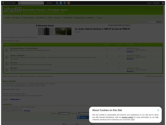 test screenshot