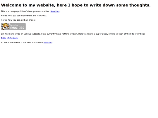 index screenshot