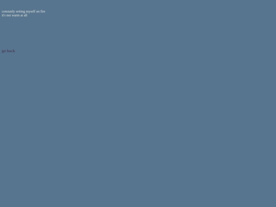 poetry/fire screenshot