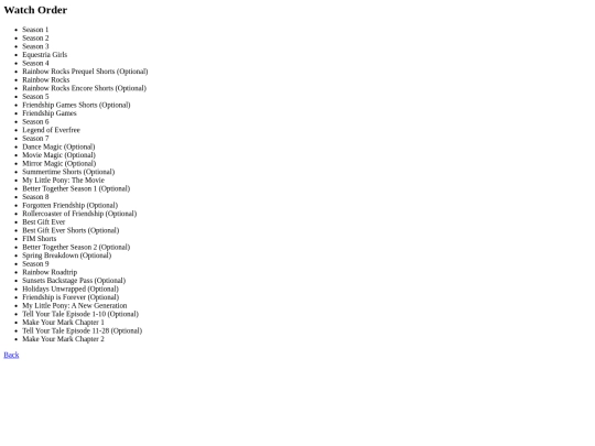 info screenshot