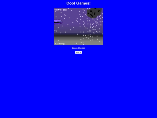 games screenshot