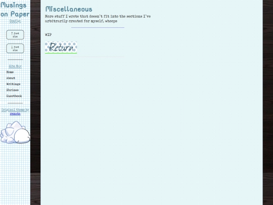 writings/misc screenshot