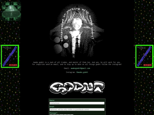 pages/contact screenshot