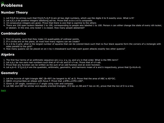 math/problems screenshot