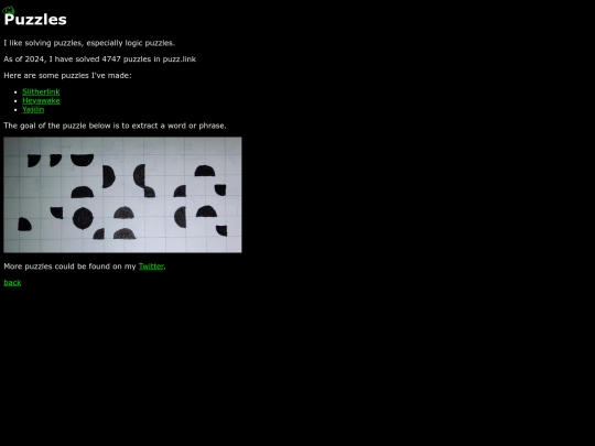 puzzles screenshot