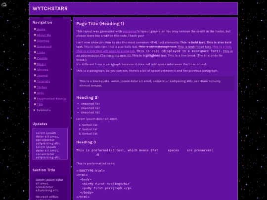 index screenshot