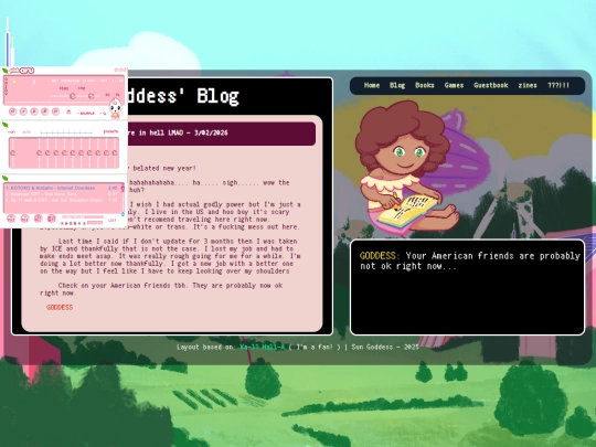 blog screenshot