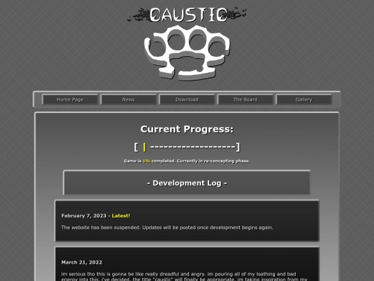 caustic/news screenshot