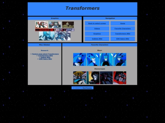 shrines/Transformers/FavCh screenshot