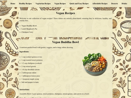 VeganRecipes screenshot
