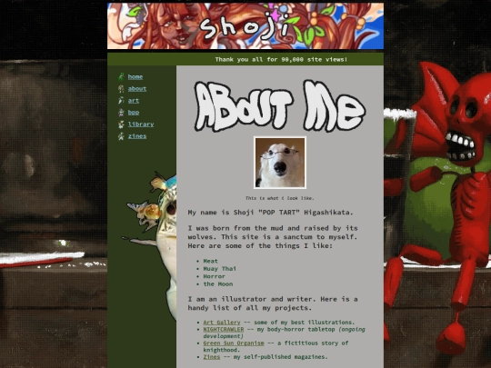 bio screenshot
