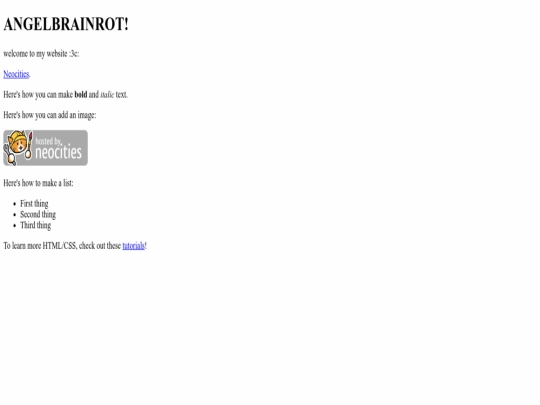 index screenshot