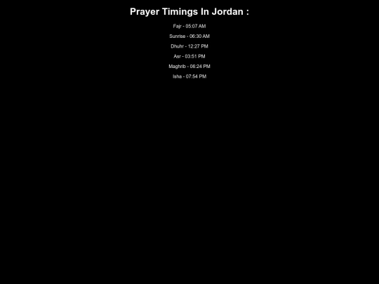 Prayer-Timings screenshot