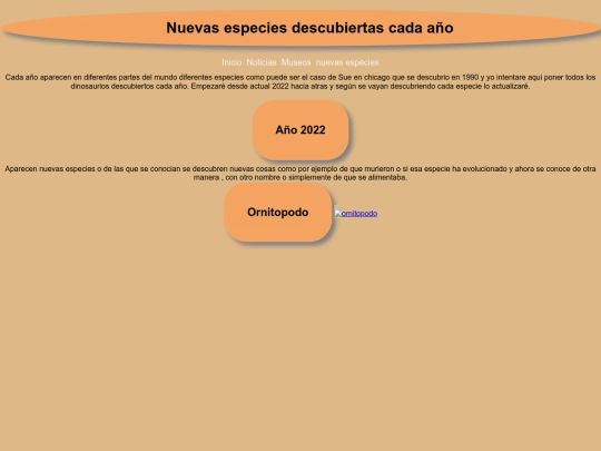 d/nuevas especies screenshot