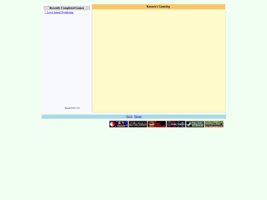 gamelog screenshot