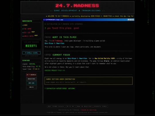 index screenshot