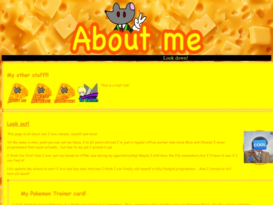 aboutme screenshot