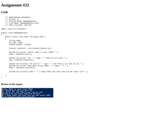 Intro/priniting/22/NameAgeSalary screenshot