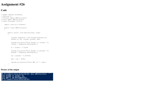 Intro/priniting/26/BMICalculator screenshot