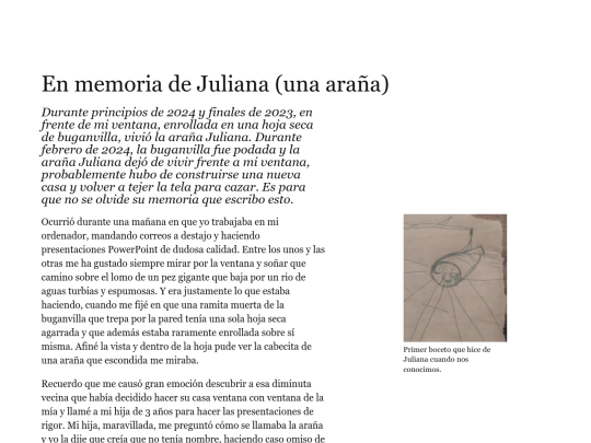 Escritos/La_arana_Juliana screenshot