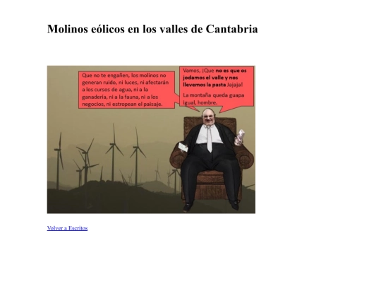 Escritos/Molinos eólicos en los valles de Cantabria screenshot