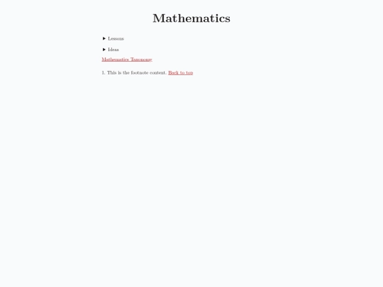 mathematics screenshot