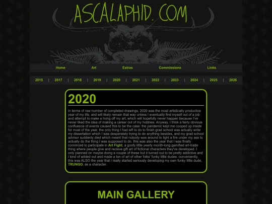 art/2020 screenshot