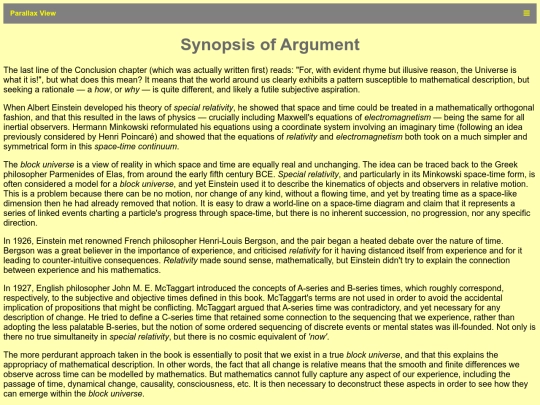 Synopsis screenshot