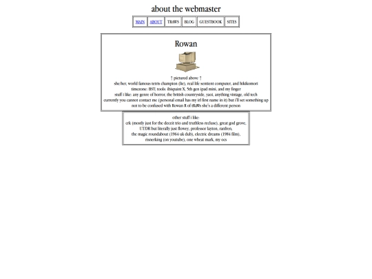 aboutme screenshot