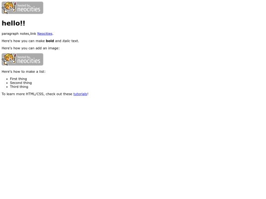 index screenshot