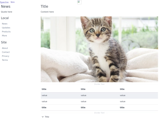 index screenshot