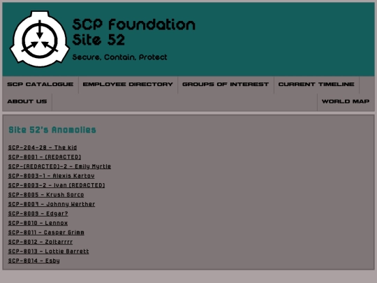 site-52-scp screenshot