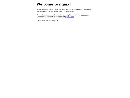 nginx screenshot