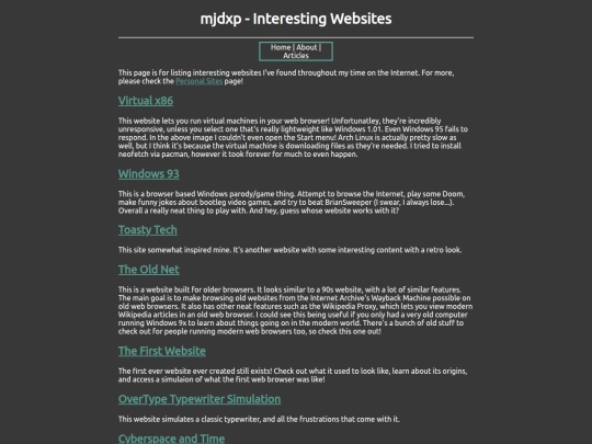 websites screenshot