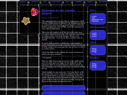character_page_template screenshot