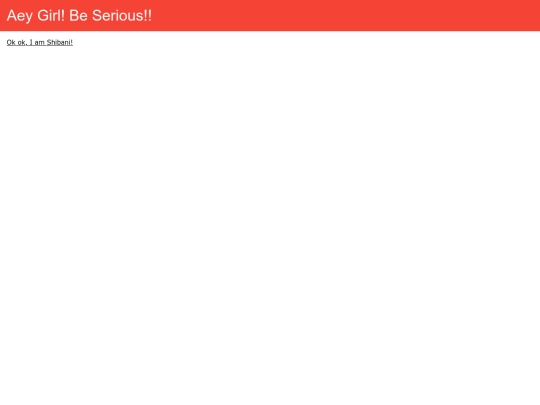 shibani/beserious screenshot