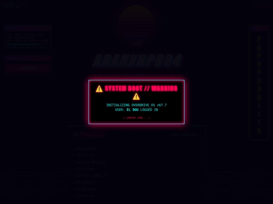 index screenshot