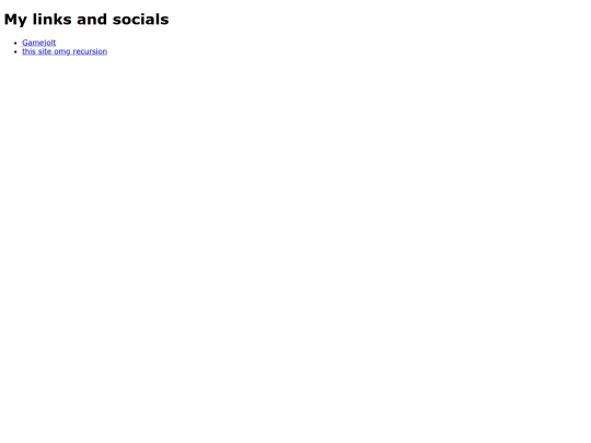 links screenshot